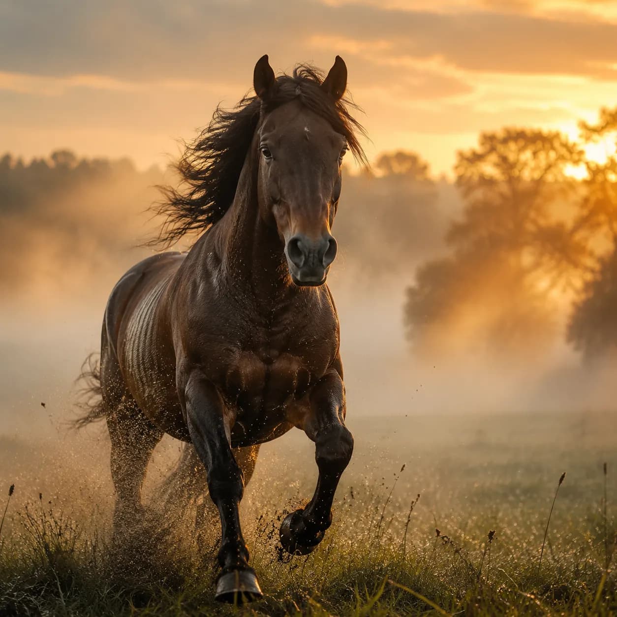 Golden Hour Gallop