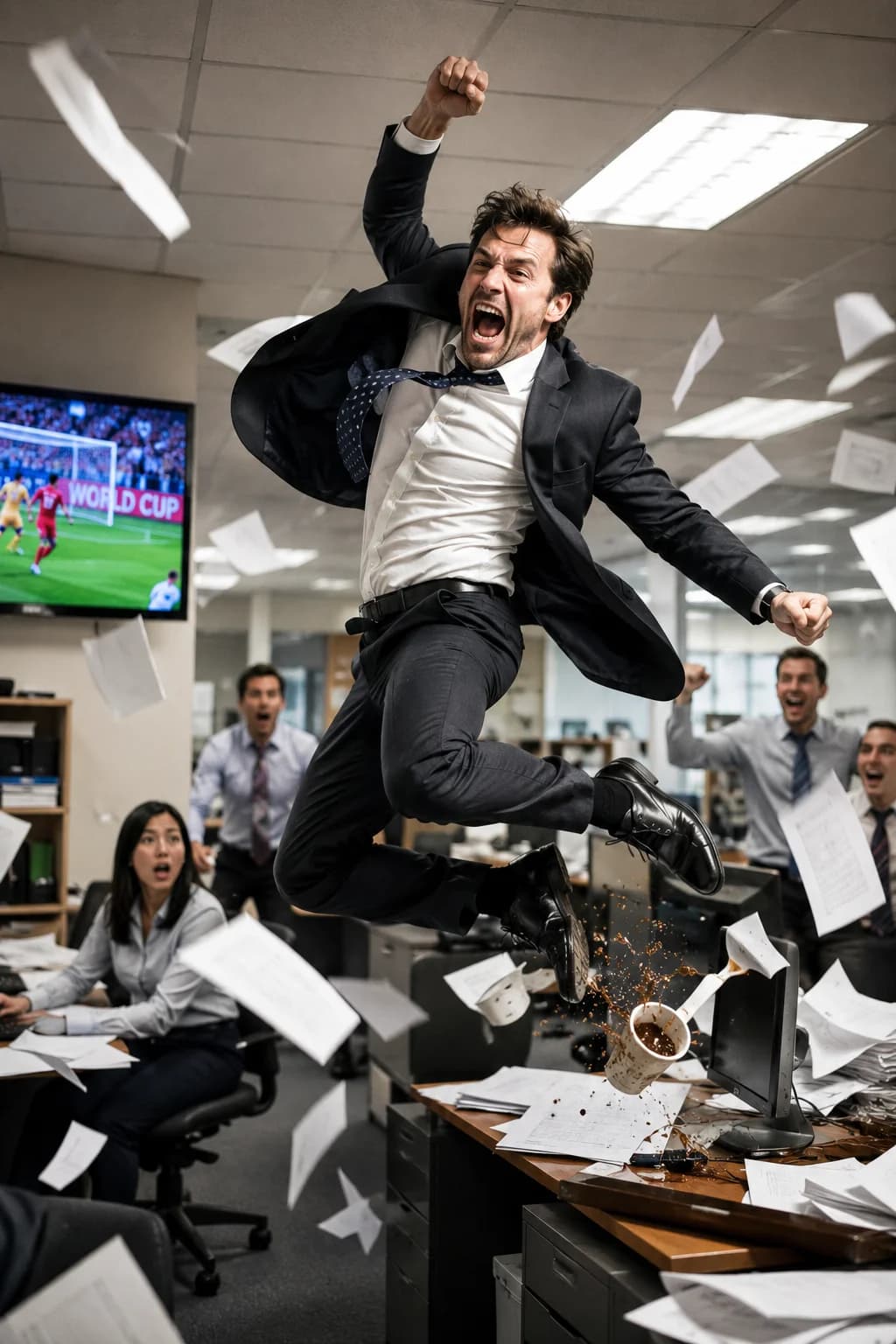 Office Goal Reaction
